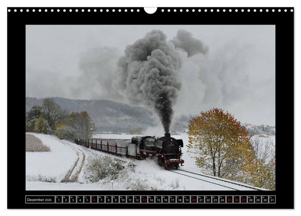 Produktbild: Eisenbahndampfromantik (Wandkalender 2026 DIN A3 quer), CALVENDO Monatskalender