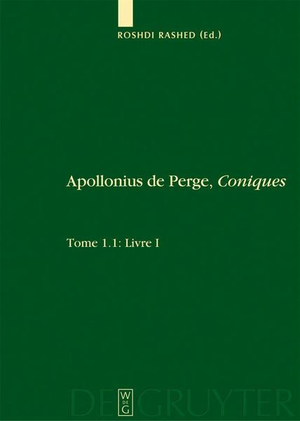 Produktbild: Livre I. Commentaire historique et math&eacute;matique, &eacute;dition et traduction du texte arabe. 1.2: Livre I: &Eacute;dition et traduction du texte grec