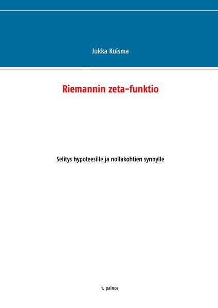 Produktbild: Riemannin zeta-funktio