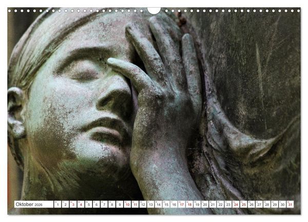 Produktbild: Alte Grabdenkm&auml;ler (Wandkalender 2026 DIN A3 quer), CALVENDO Monatskalender