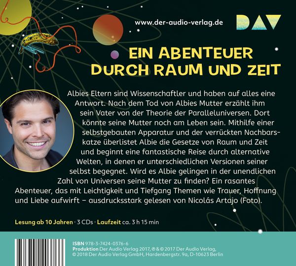 Produktbild: Albie Bright. Ein Universum ist nicht genug