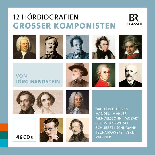 Produktbild: 12 H&ouml;rbiografien gro&szlig;er Komponisten
