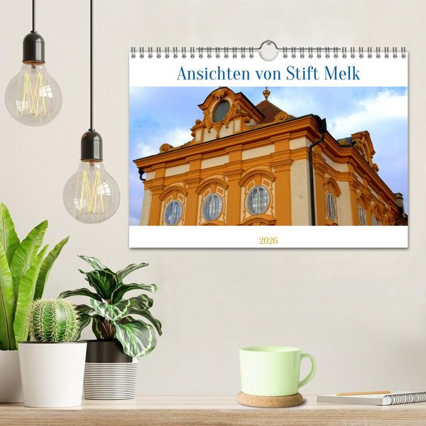 Produktbild: Ansichten vom Stift in Melk (Wandkalender 2026 DIN A4 quer), CALVENDO Monatskalender