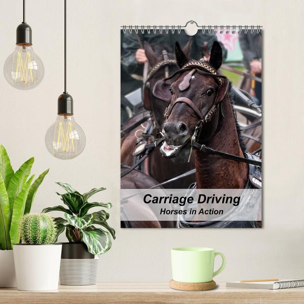 Produktbild: Carriage Driving - Horses in Action (Wall Calendar 2026 DIN A4 portrait), CALVENDO 12 Month Wall Calendar