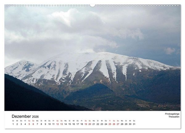 Produktbild: Der Norden Griechenlands (Wandkalender 2026 DIN A2 quer), CALVENDO Monatskalender