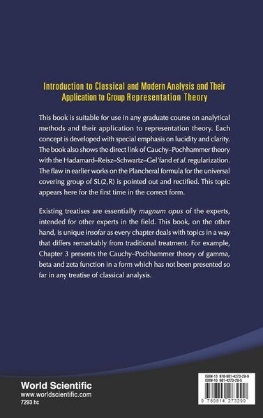 Produktbild: Intro To Classical & Modern Analysis &..