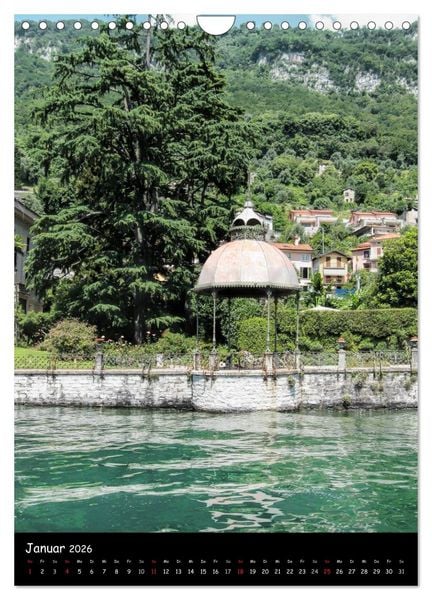 Produktbild: Lago di Como Ansichten 2026 (Wandkalender 2026 DIN A4 hoch), CALVENDO Monatskalender