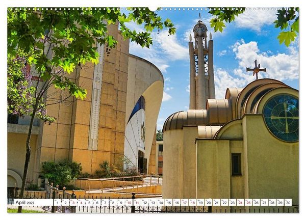 Produktbild: Katholische und orthodoxe Kirchen in Tirana und Shkodra, Albanien (Wandkalender 2027 DIN A2 quer), CALVENDO Monatskalender