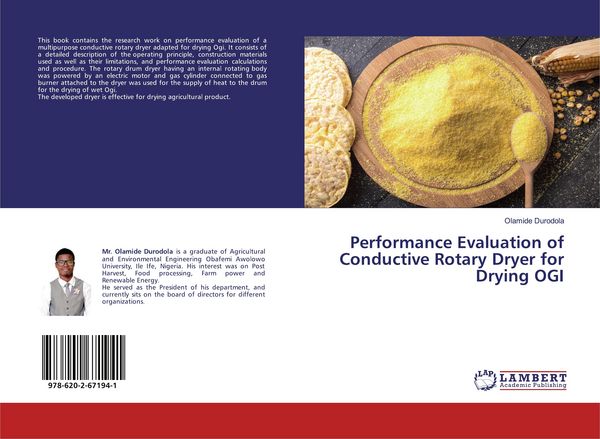 Produktbild: Performance Evaluation of Conductive Rotary Dryer for Drying OGI