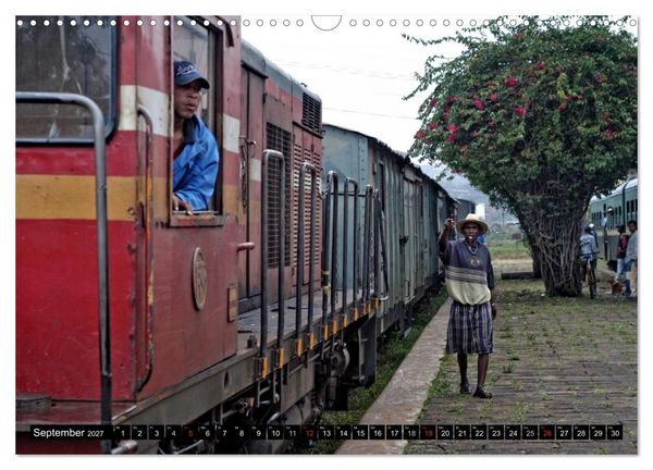 Produktbild: Mit der Eisenbahn durch Madagaskar (Wandkalender 2027 DIN A3 quer), CALVENDO Monatskalender