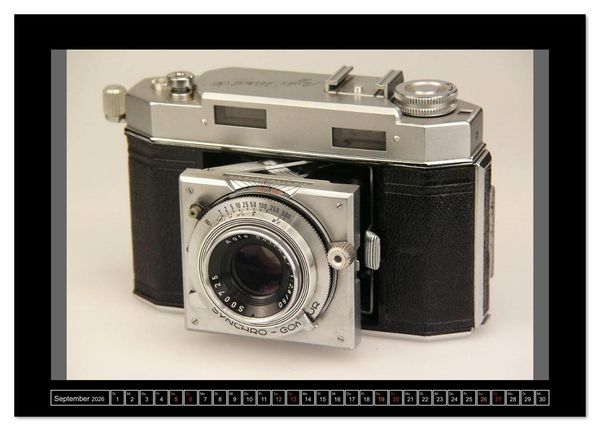 Produktbild: AGFA KAMERA OLDIES Klassische Kameras von 1926 - 1974 (Tischkalender 2026 DIN A5 quer), CALVENDO Monatskalender