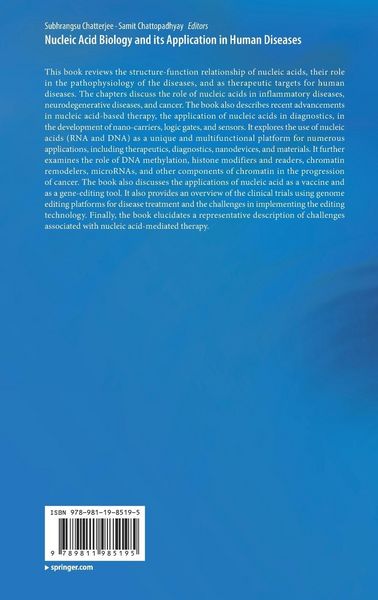 Produktbild: Nucleic Acid Biology and its Application in Human Diseases