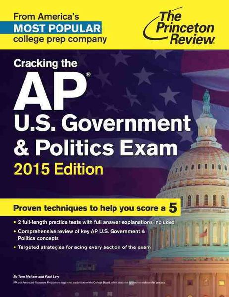 Produktbild: Princeton Review: Cracking the AP U.S. Government and Politi