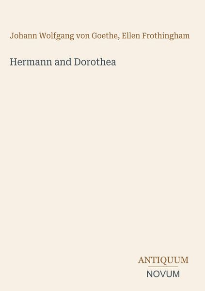 Produktbild: Hermann and Dorothea