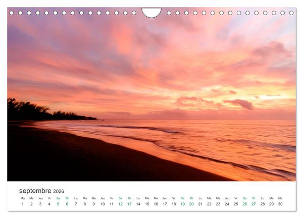 Produktbild: &Icirc;le Maurice entre photographie et peinture (Calendrier mural 2026 DIN A4 vertical), CALVENDO calendrier mensuel