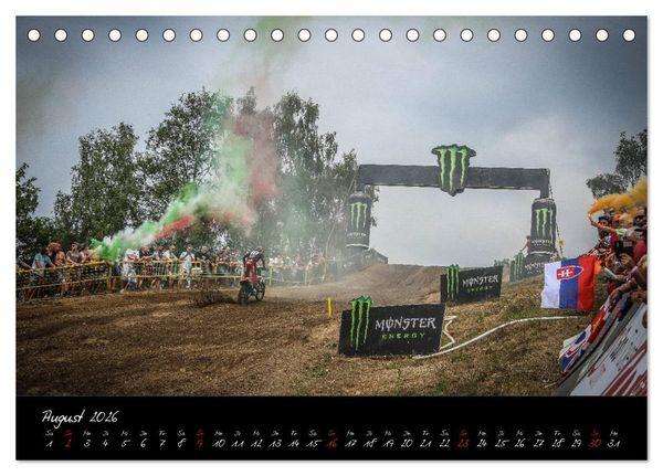 Produktbild: Motocross Racing 2026 (Tischkalender 2026 DIN A5 quer), CALVENDO Monatskalender