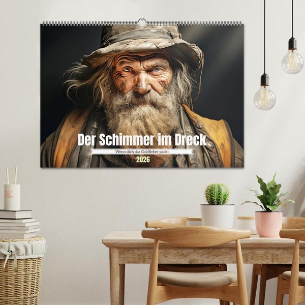 Produktbild: Der Schimmer im Dreck (Wandkalender 2026 DIN A2 quer), CALVENDO Monatskalender
