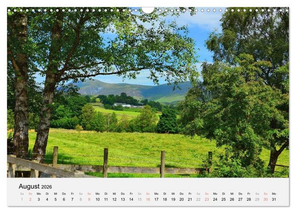 Produktbild: Sommer im Lake District (Wandkalender 2026 DIN A3 quer), CALVENDO Monatskalender
