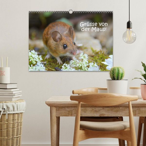 Produktbild: Gr&uuml;sse von der Maus! (Wandkalender 2026 DIN A3 quer), CALVENDO Monatskalender