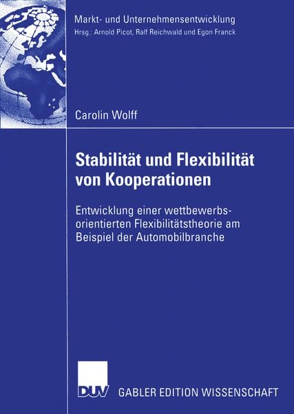 Produktbild: Stabilit&auml;t und Flexibilit&auml;t von Kooperationen