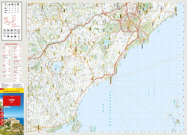 Produktbild: MARCO POLO Reisekarte Italien 09 Latium 1:200.000