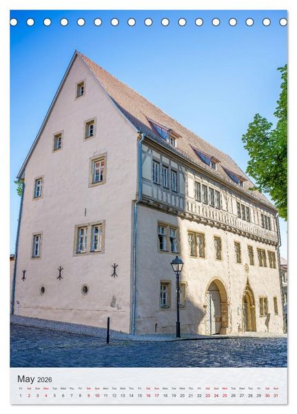 Produktbild: Martin Luther. Town of Lutherstadt Eisleben - hometown of the great Reformer (Desk Calendar 2026 DIN A5 portrait), CALVENDO 12 Month DeskCalendar
