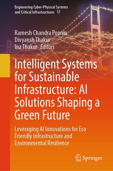 Produktbild: Intelligent Systems for Sustainable Infrastructure: AI Solutions Shaping a Green Future