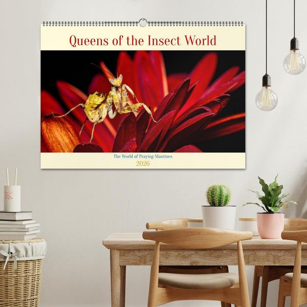 Produktbild: Queens of the Insect World (Wall Calendar 2026 DIN A2 landscape), CALVENDO 12 Month Wall Calendar