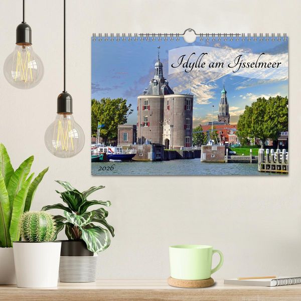 Produktbild: Idylle am Ijsselmeer (Wandkalender 2026 DIN A4 quer), CALVENDO Monatskalender
