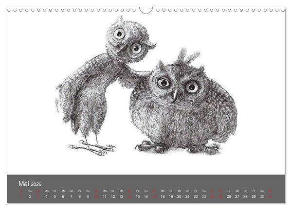 Produktbild: TIERONISCH (Wandkalender 2026 DIN A3 quer), CALVENDO Monatskalender