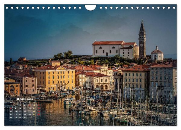 Produktbild: M&auml;rchen Stadt Piran (Wandkalender 2026 DIN A4 quer), CALVENDO Monatskalender