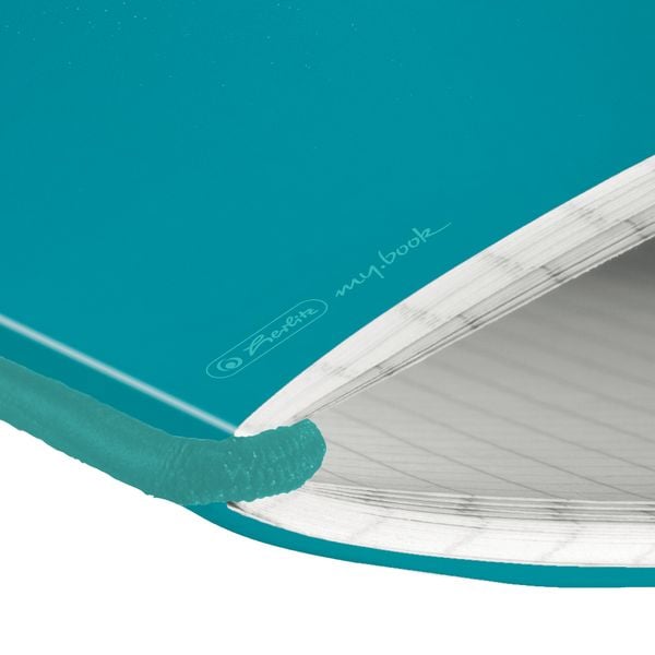 Produktbild: Herlitz Notizheft flex A5 40 Blatt kariert caribbean turquoise