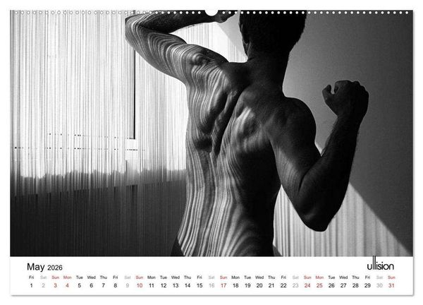 Produktbild: Male Nude Art (High Quality Premium Wall Calendar 2026 DIN A2 landscape),CALVENDO 12 Month Wall Calendar