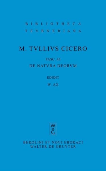 Produktbild: De natura deorum