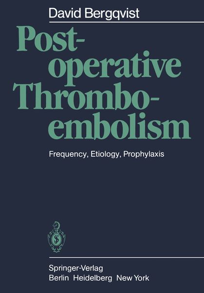 Produktbild: Postoperative Thromboembolism
