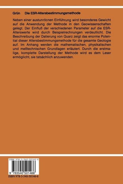 Produktbild: Die ESR-Altersbestimmungsmethode