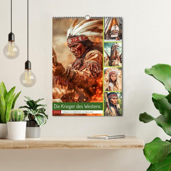 Produktbild: Die Krieger des Westens (Wandkalender 2026 DIN A3 hoch), CALVENDO Monatskalender