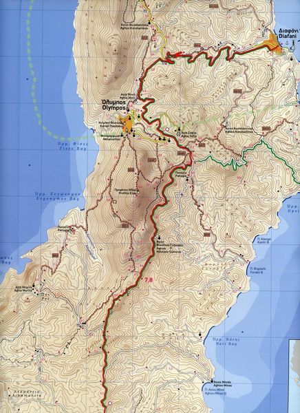 Produktbild: Wanderkarte 345 Karpathos/ Kasos 1:30000