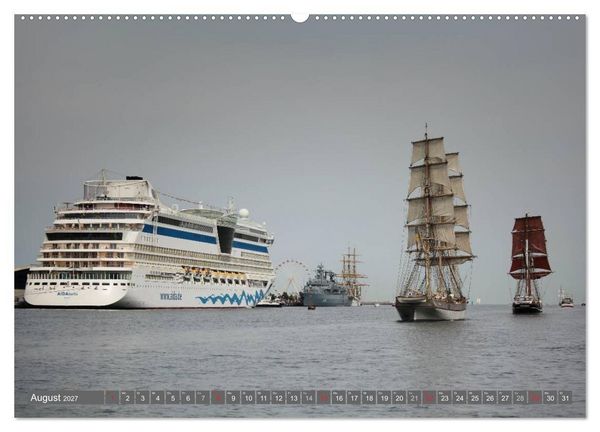 Produktbild: Kreuzfahrt Warnem&uuml;nde (Wandkalender 2027 DIN A2 quer), CALVENDO Monatskalender