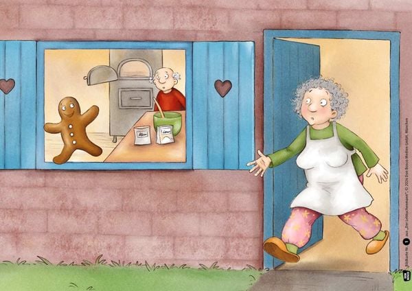 Produktbild: Der Lebkuchenmann. Kamishibai Bildkartenset