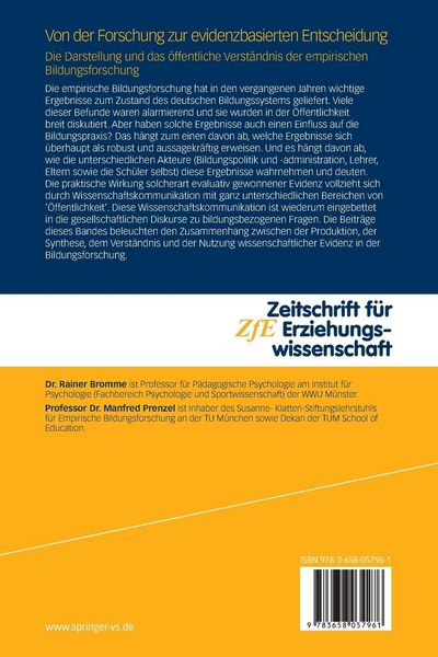 Produktbild: Von der Forschung zur evidenzbasierten Entscheidung