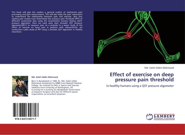 Produktbild: Effect of exercise on deep pressure pain threshold