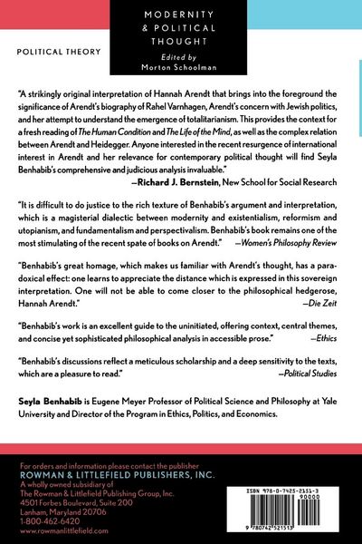 Produktbild: Reluctant Modernism of Hannah Arendt