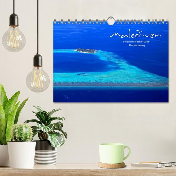 Produktbild: MALEDIVEN (Wandkalender 2026 DIN A4 quer), CALVENDO Monatskalender