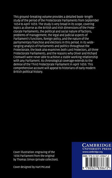 Produktbild: Parliaments and Politics During the Cromwellian Protectorate
