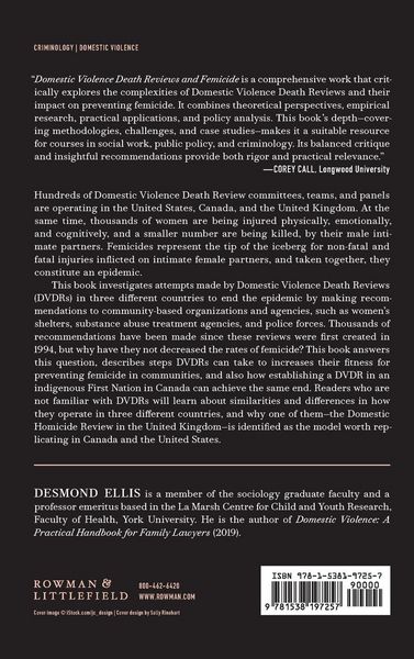 Produktbild: Domestic Violence Death Reviews and Femicide