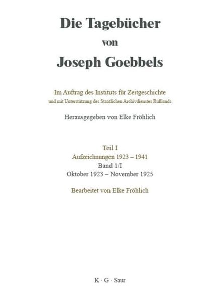Produktbild: Oktober 1923 - November 1925