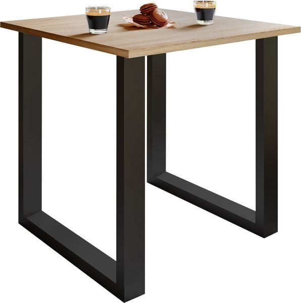 Produktbild: Premium Holz Esstisch K&uuml;chentisch Xona U 80x80
