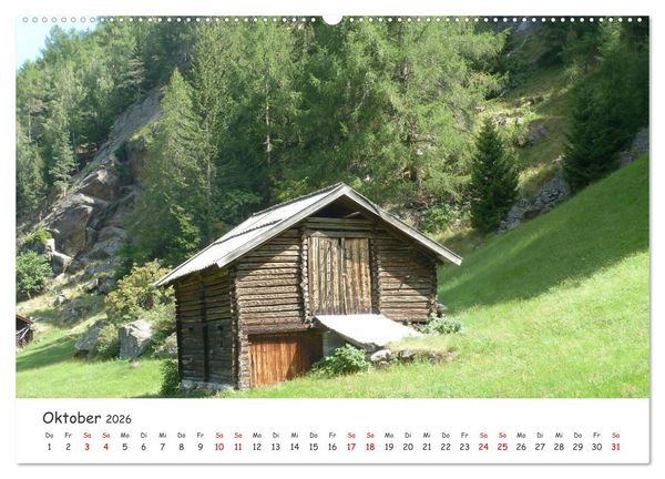 Produktbild: &Uuml;ber die Alpen - Auf dem E5 von Oberstdorf nach Meran (hochwertiger Premium Wandkalender 2026 DIN A2 quer), Kunstdruck in Hochglanz