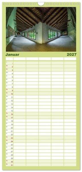 Produktbild: Familienplaner 2027 - Schaffhausen - n&ouml;rdlichste Stadt der Schweiz mit 5 Spalten (Wandkalender, 21 x 45 cm) CALVENDO